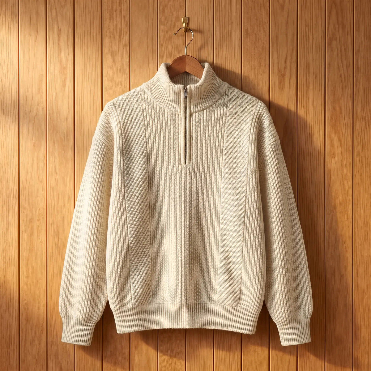 Somerton Textured Half-Zip Jumper