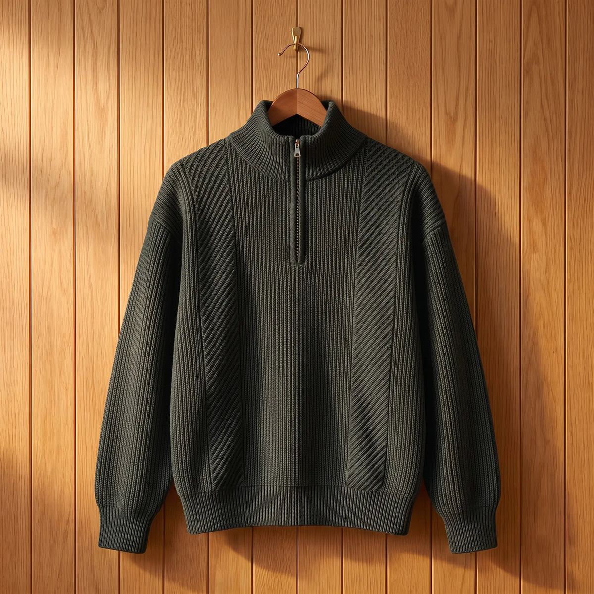 Somerton Textured Half-Zip Jumper