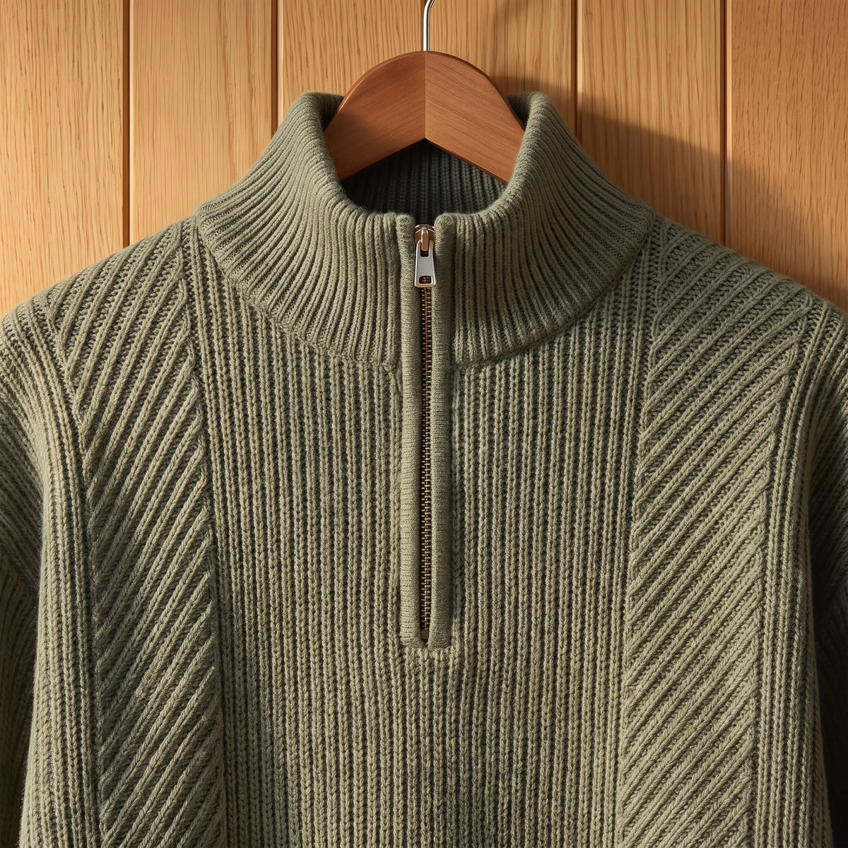 Somerton Textured Half-Zip Jumper