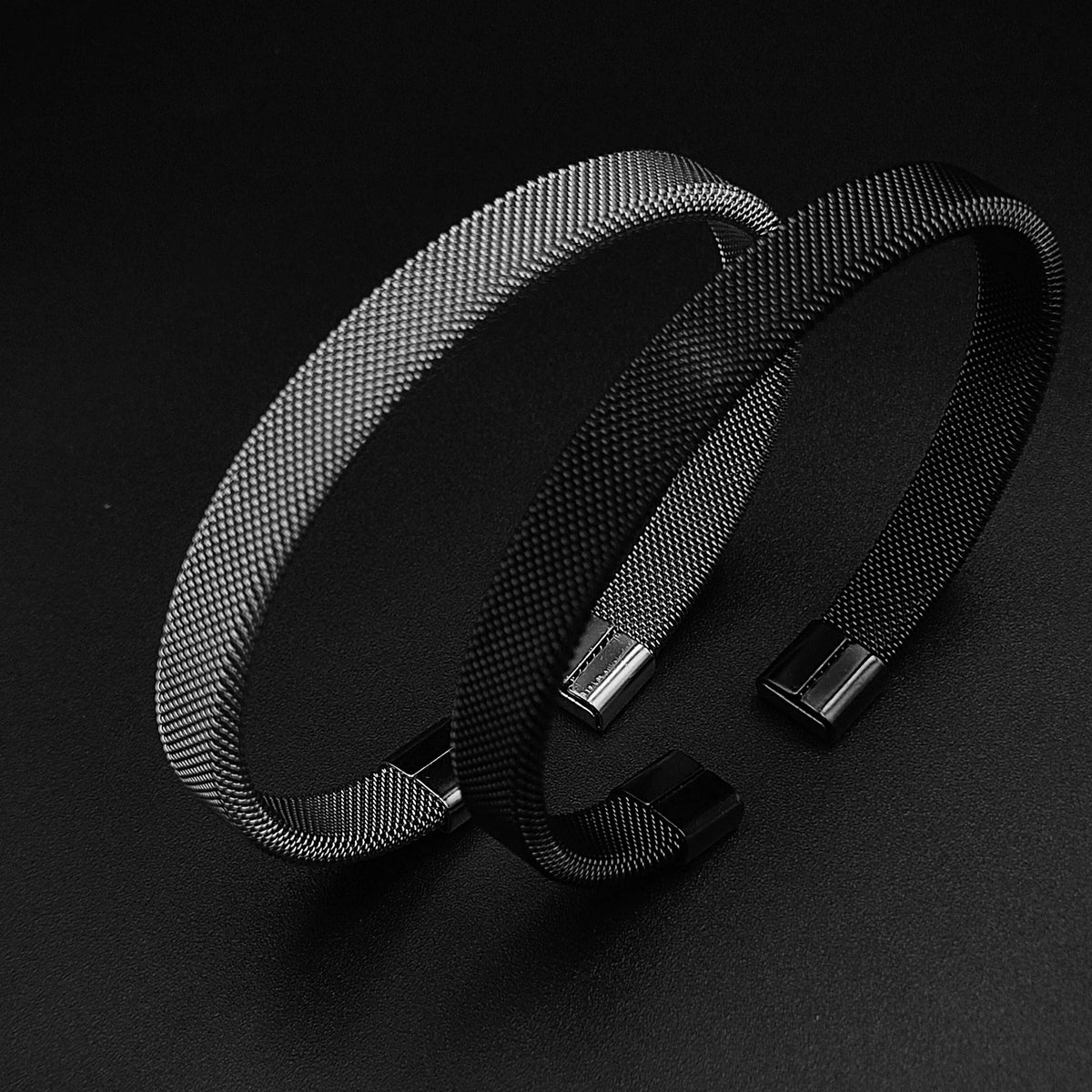 Atlas Stainless Steel Mesh Bracelet