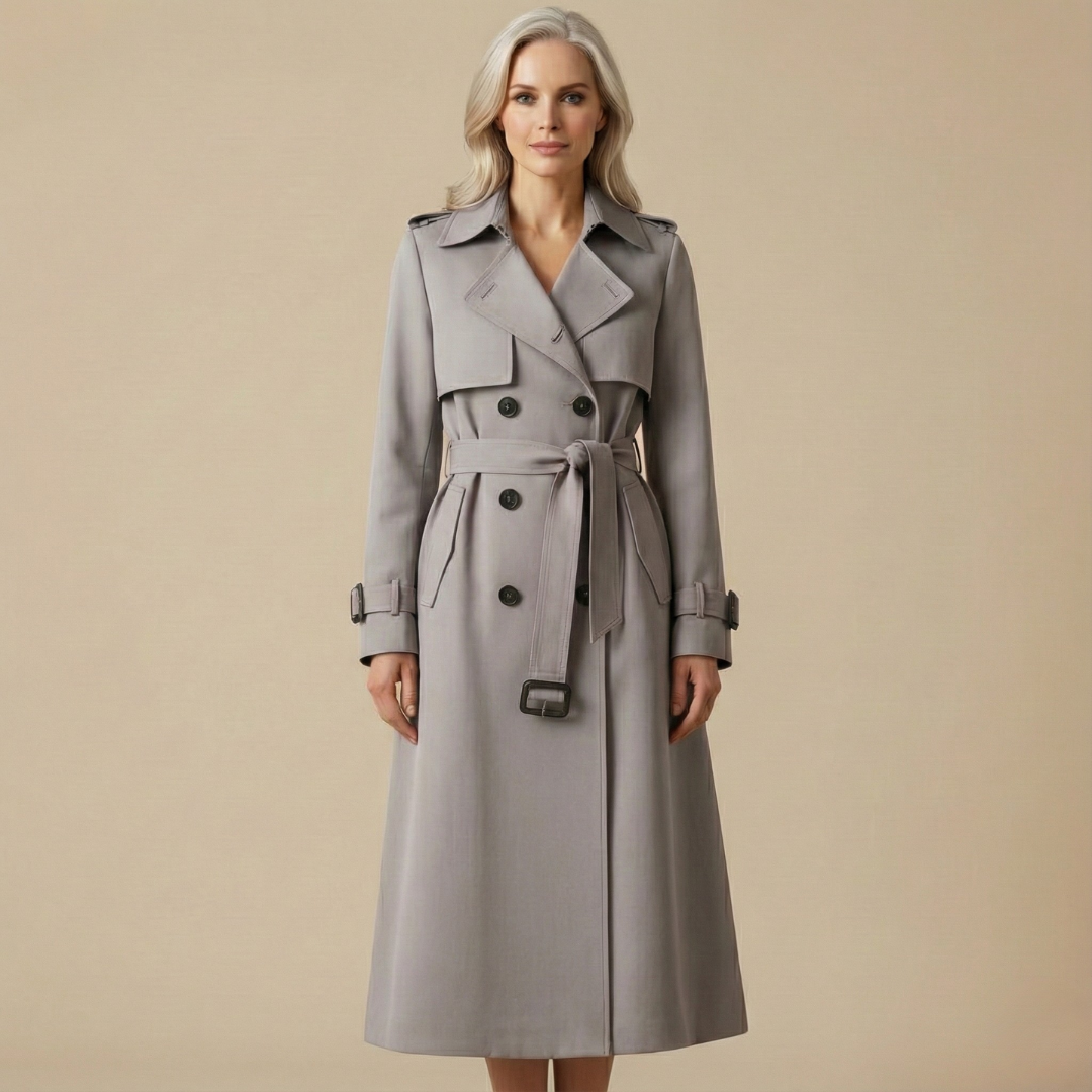 Edith Belted Longline Trench Coat