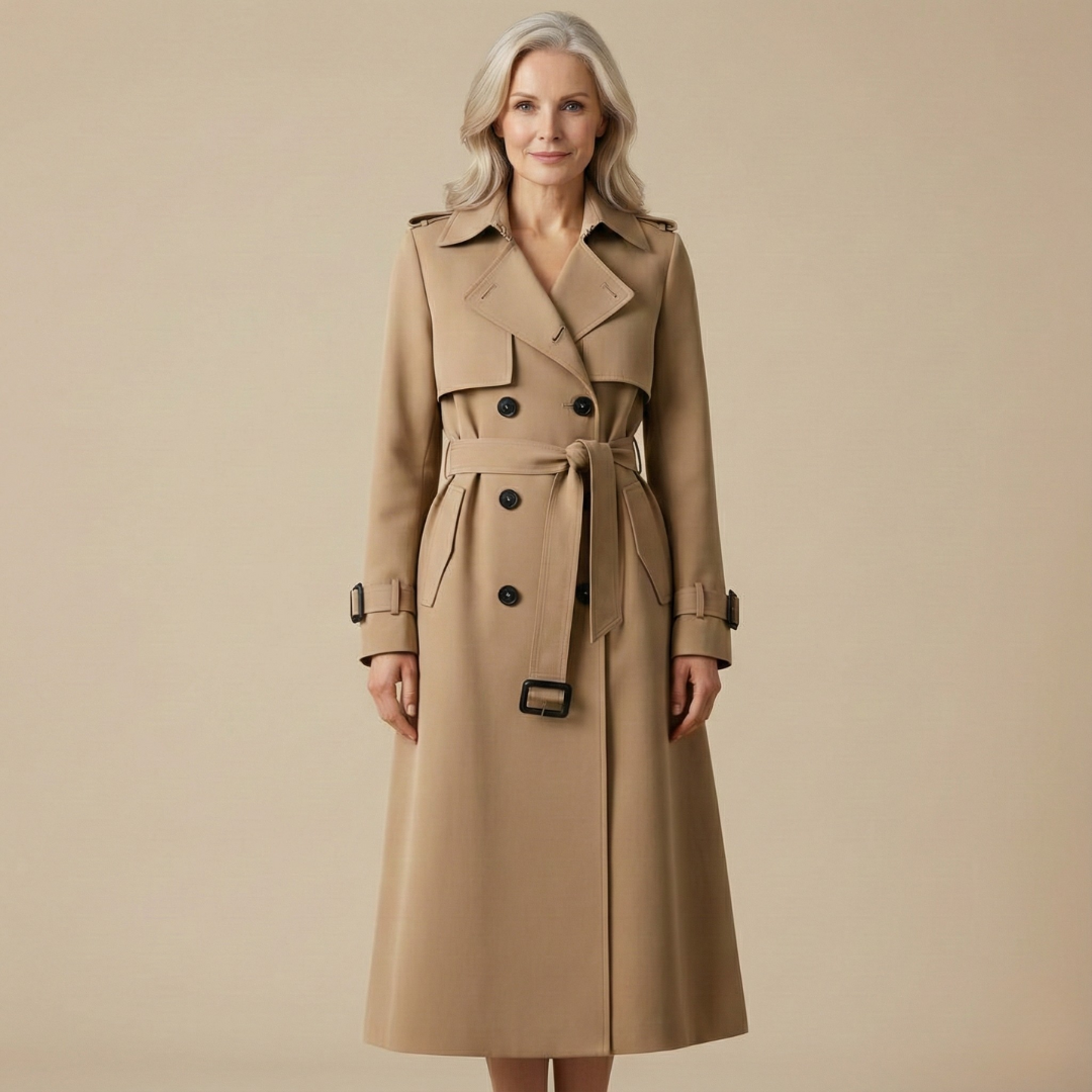 Edith Belted Longline Trench Coat