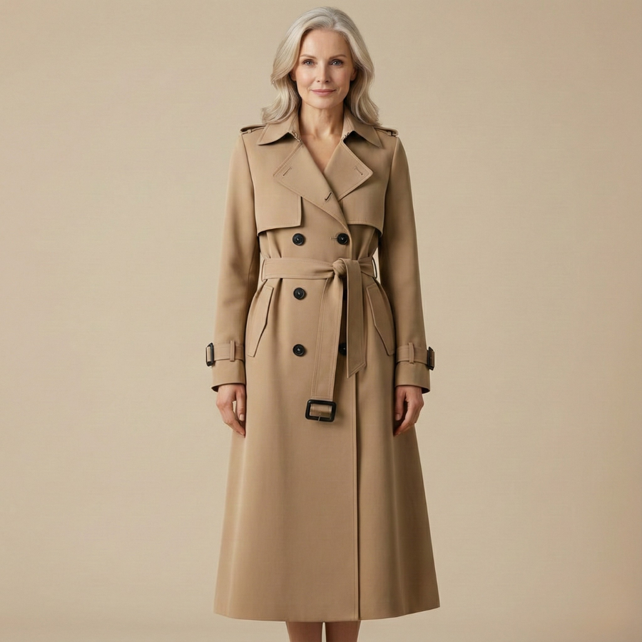 Edith Belted Longline Trench Coat