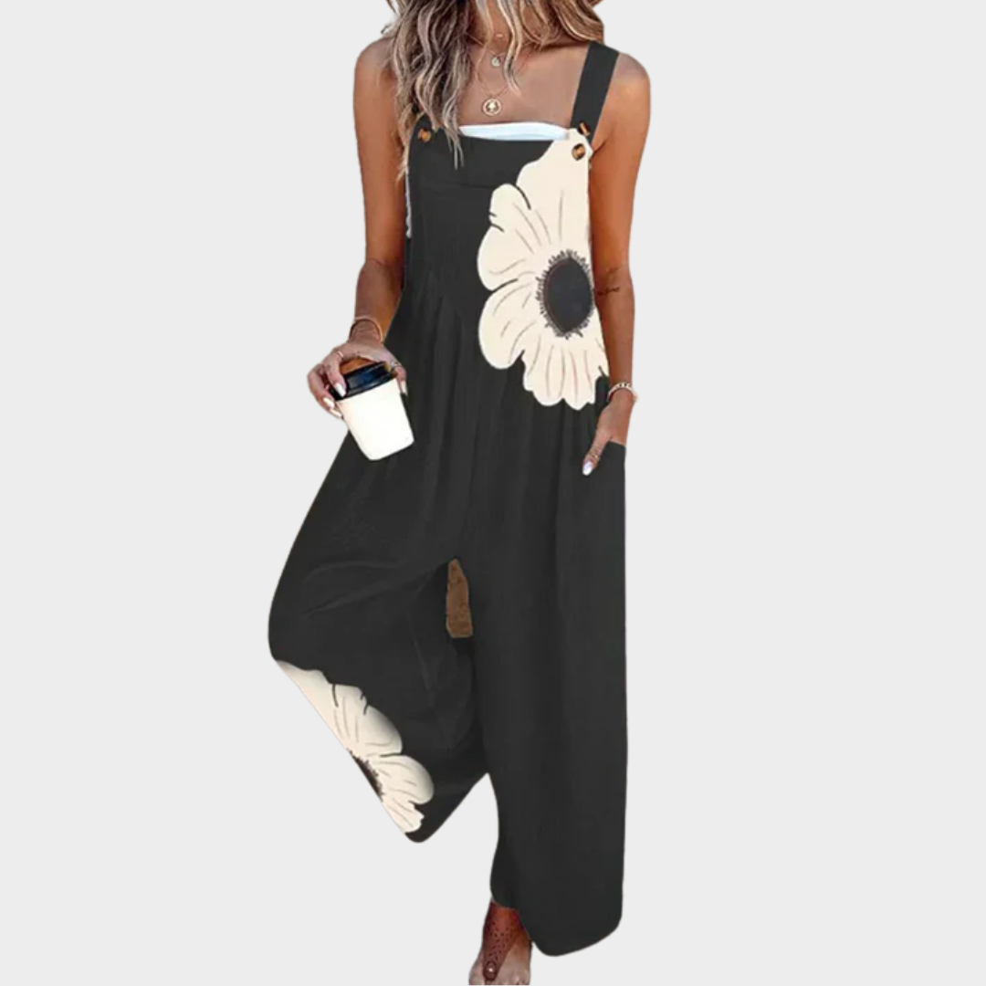 Aless Voss Bohemian Floral Jumpsuit
