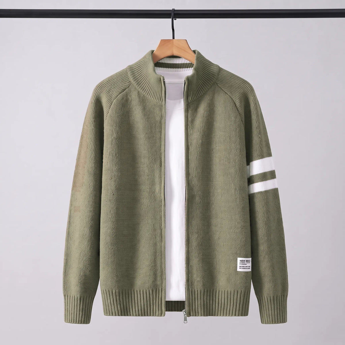 Oakham Raglan Zip Cardigan