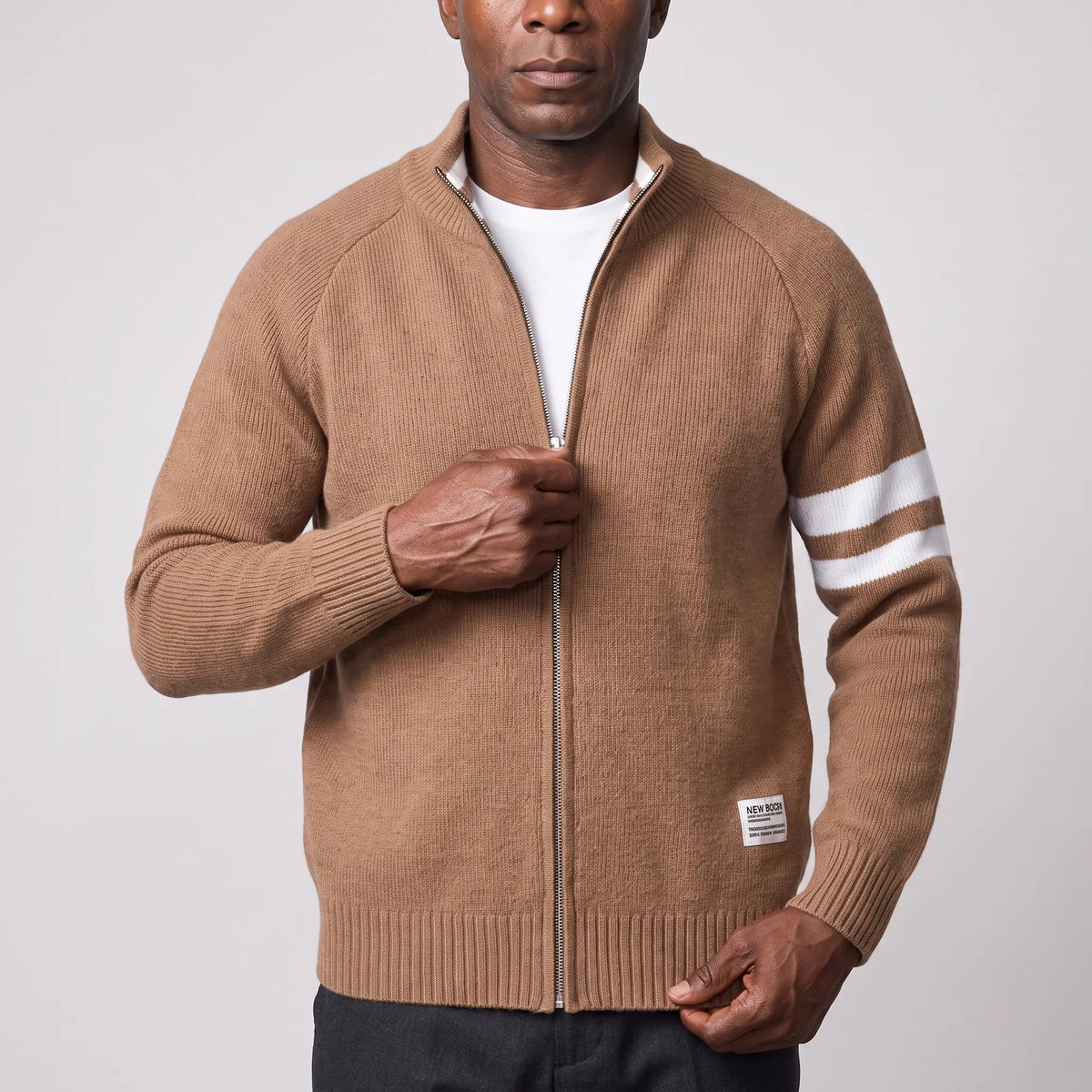 Oakham Raglan Zip Cardigan