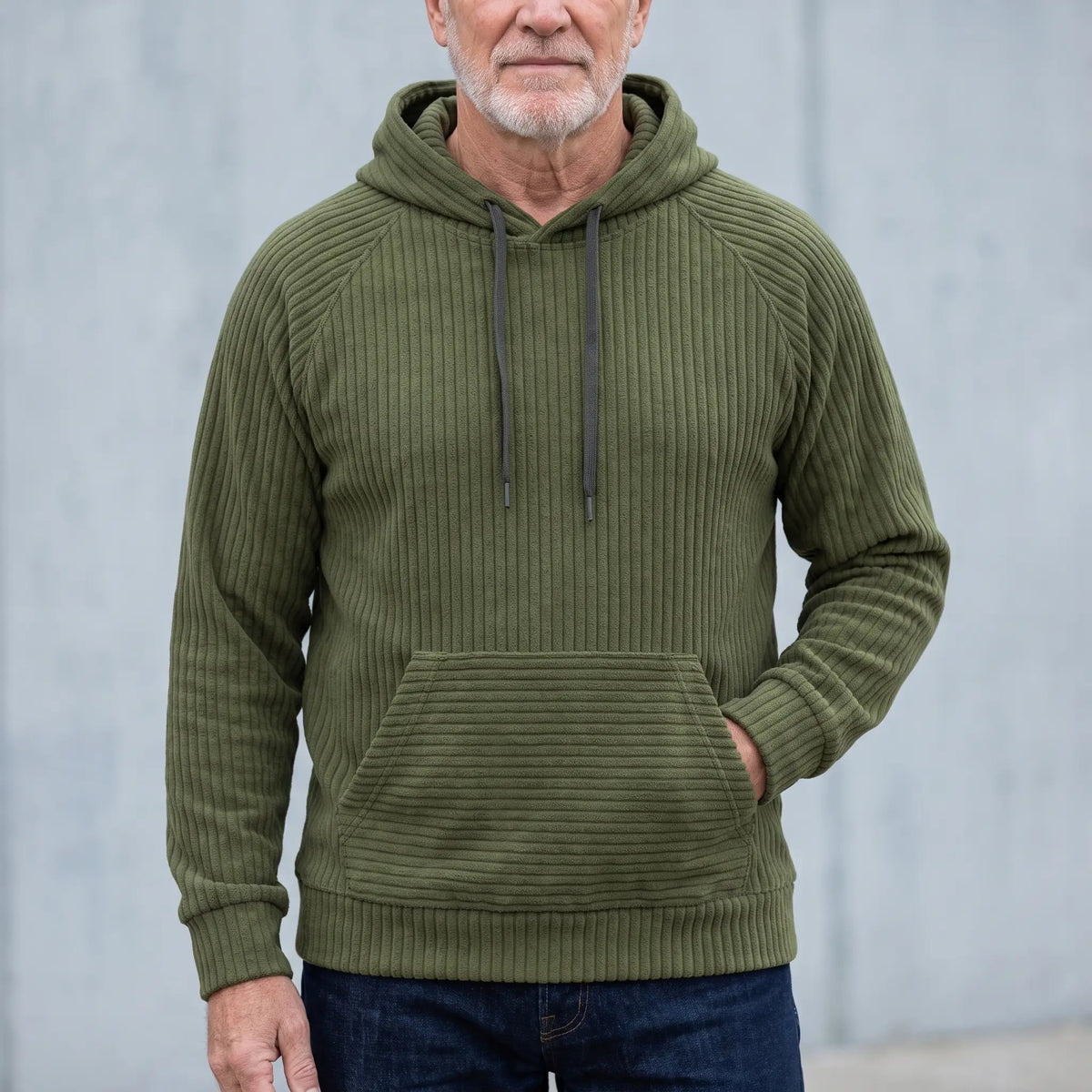 Arundel Ribbed Knit Hoodie