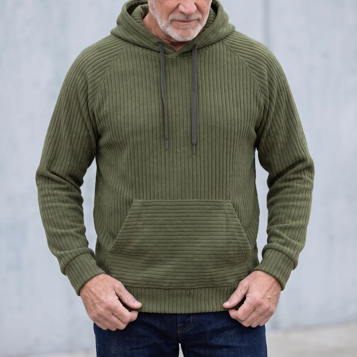 Arundel Ribbed Knit Hoodie