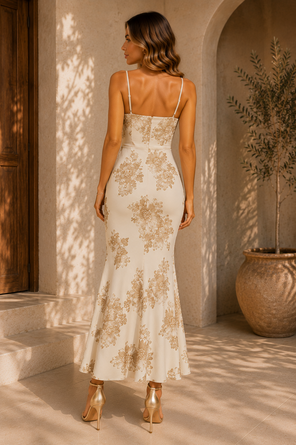 Floral Embroidered Maxi Dress