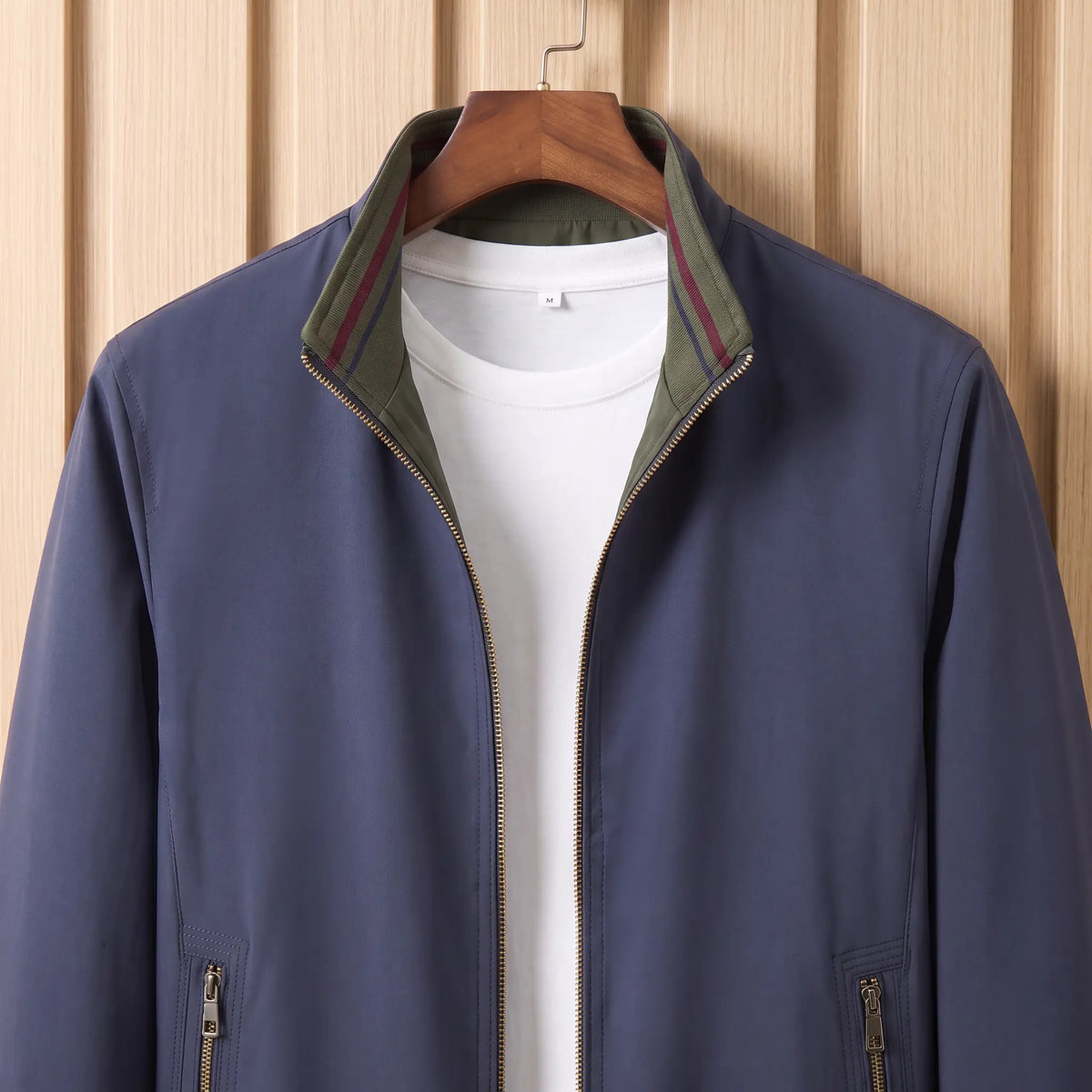 Ashford Stripe-Trim Bomber Jacket