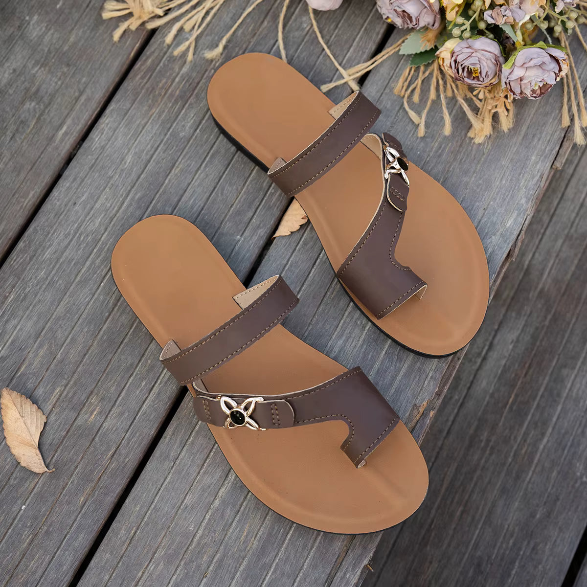 Clara Cushioned Slide Sandals