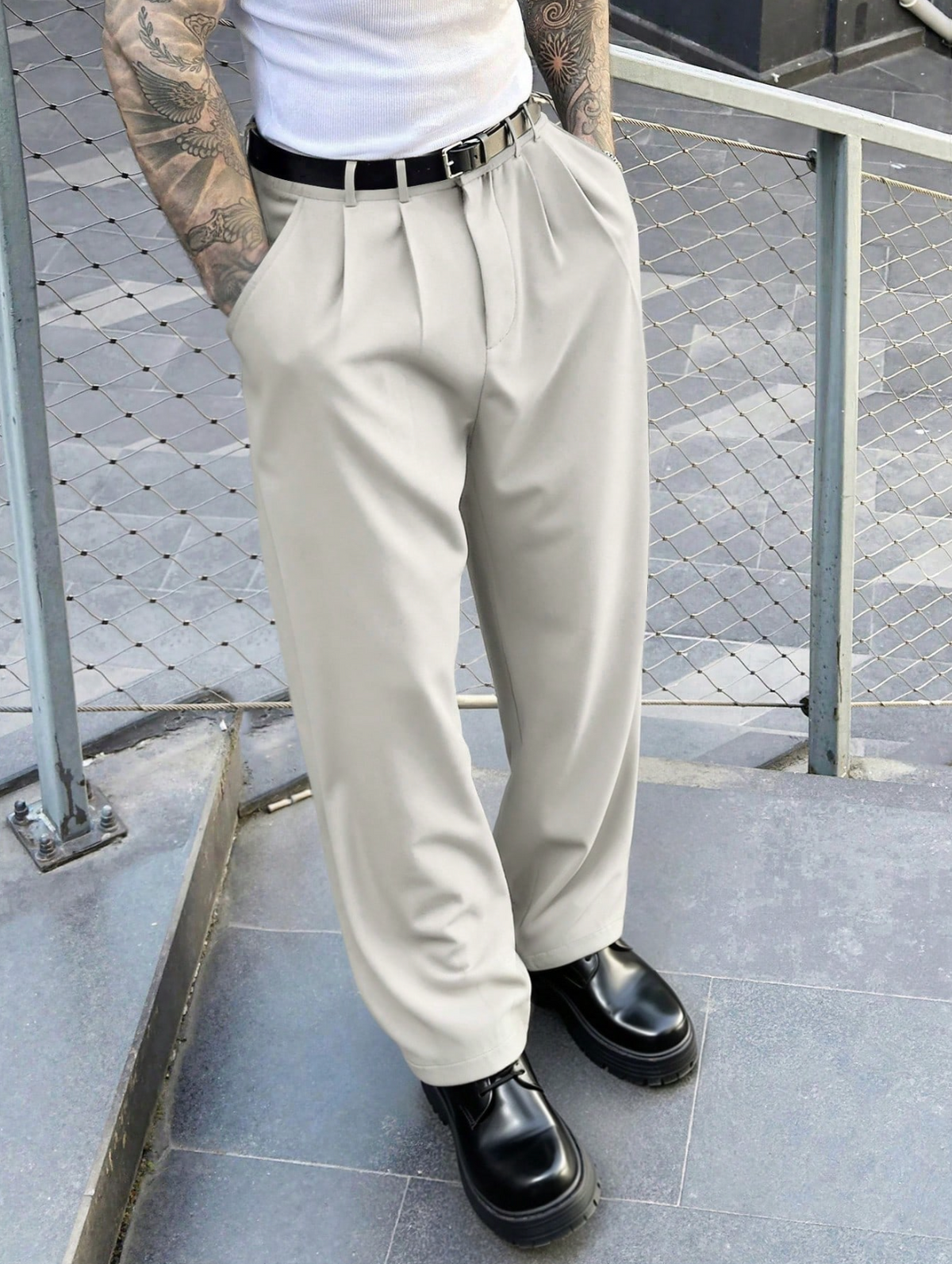 Milano Elegance Pleated Trousers
