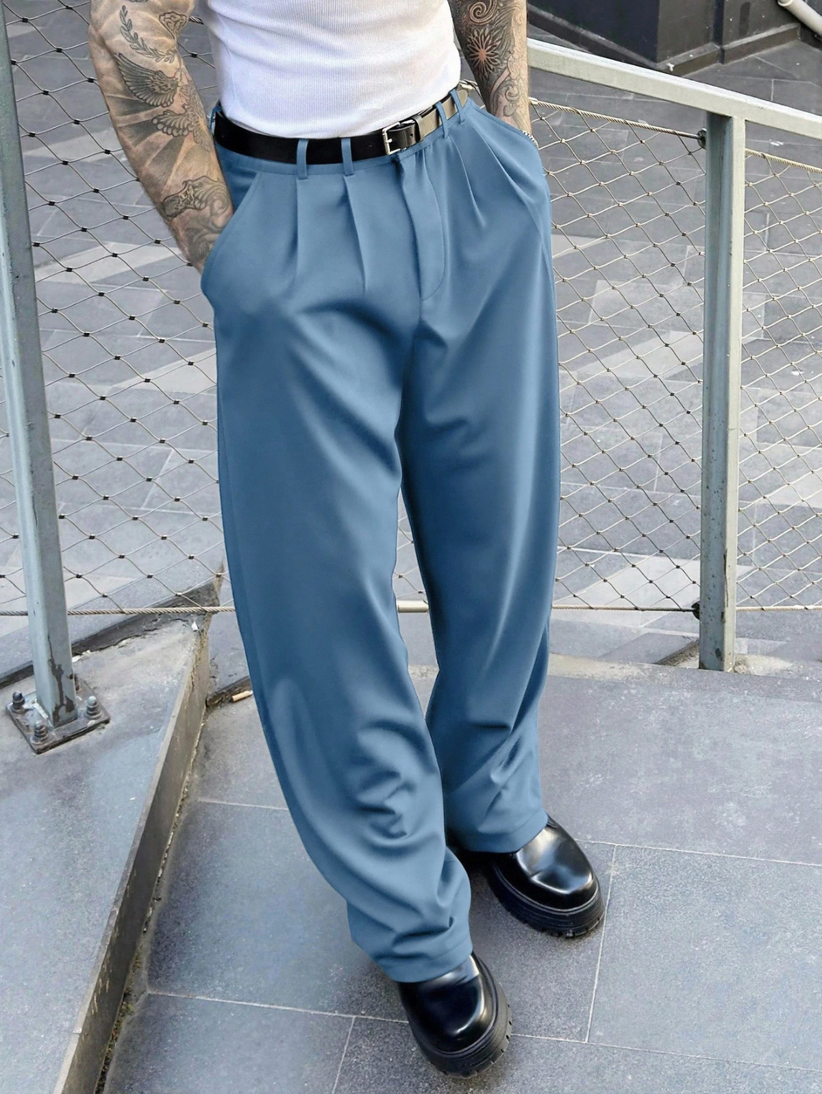 Milano Elegance Pleated Trousers