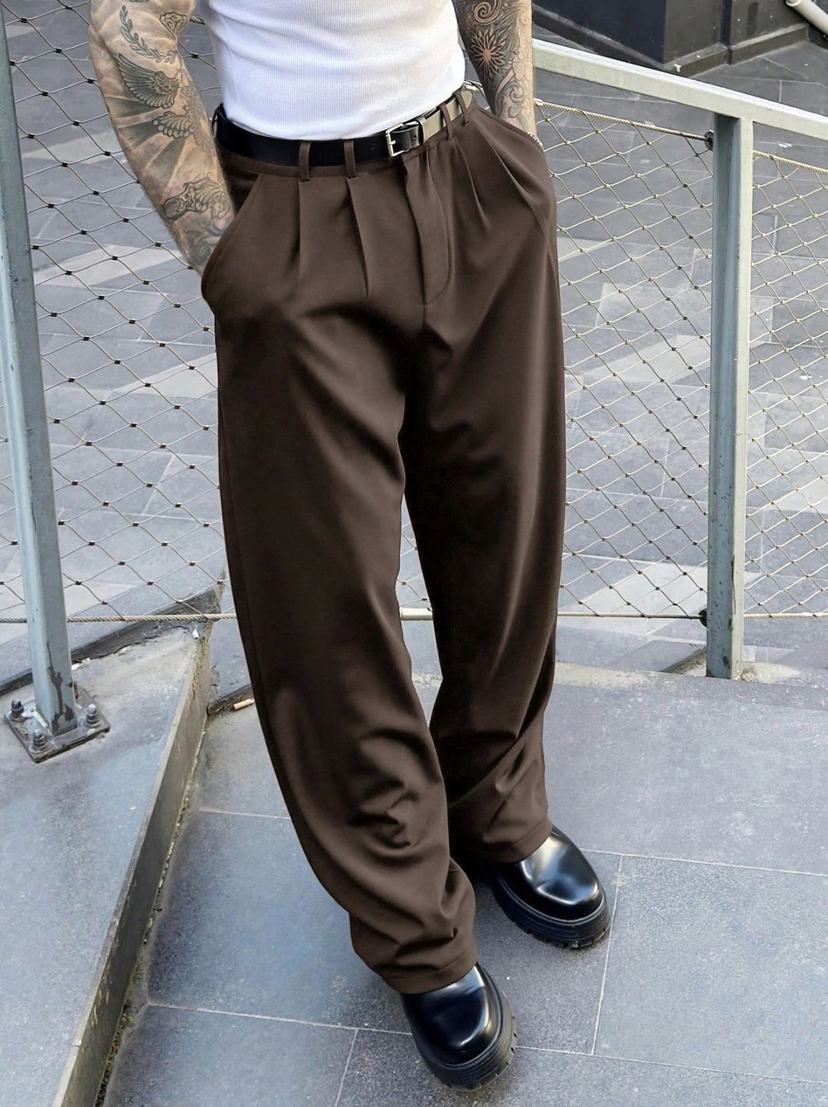 Milano Elegance Pleated Trousers