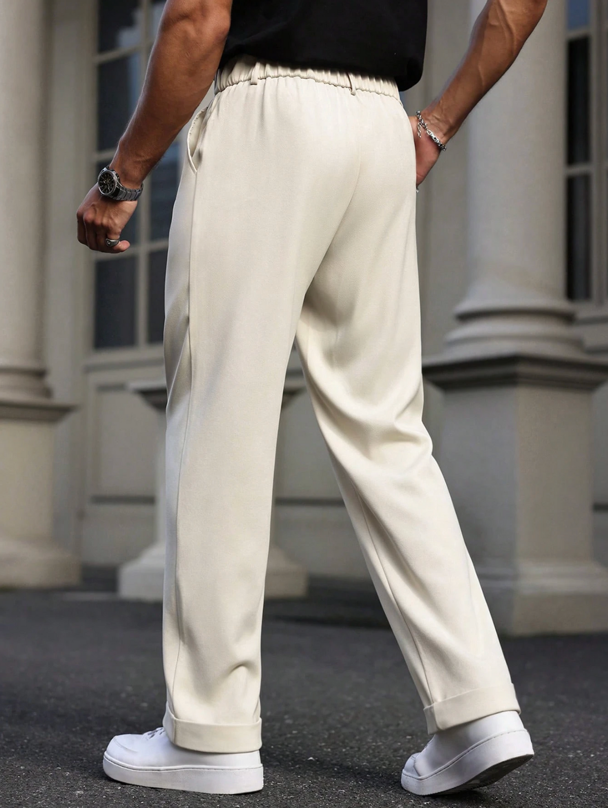 Milano Pleated Loose-Fit Trousers
