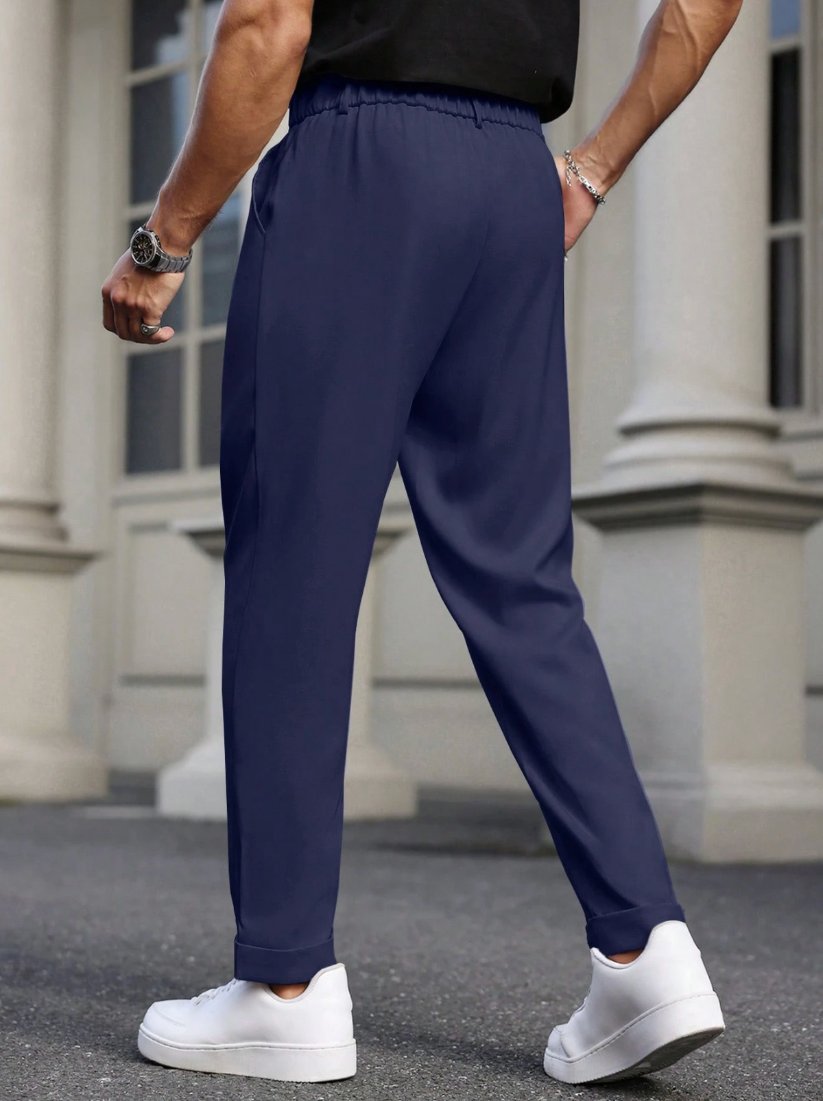 Milano Pleated Loose-Fit Trousers