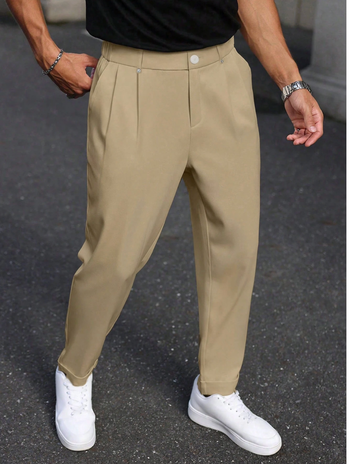 Milano Pleated Loose-Fit Trousers