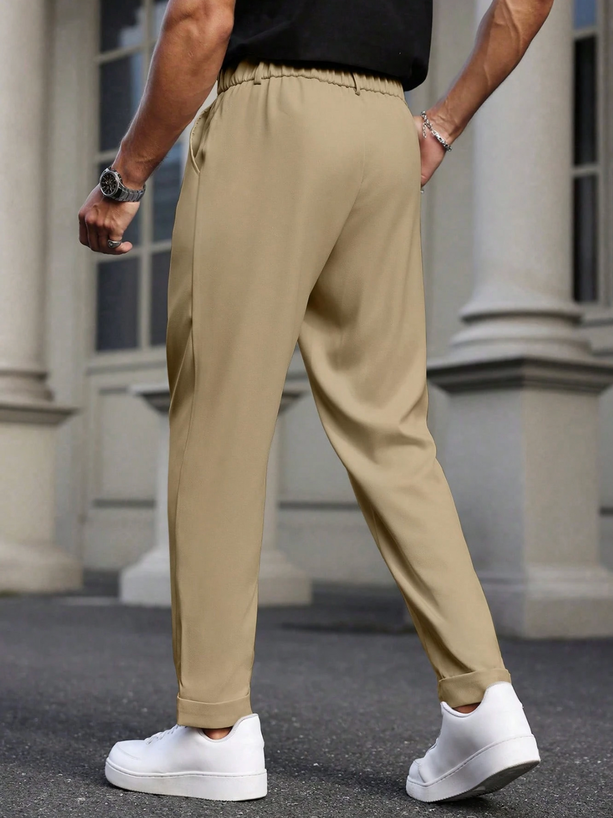 Milano Pleated Loose-Fit Trousers