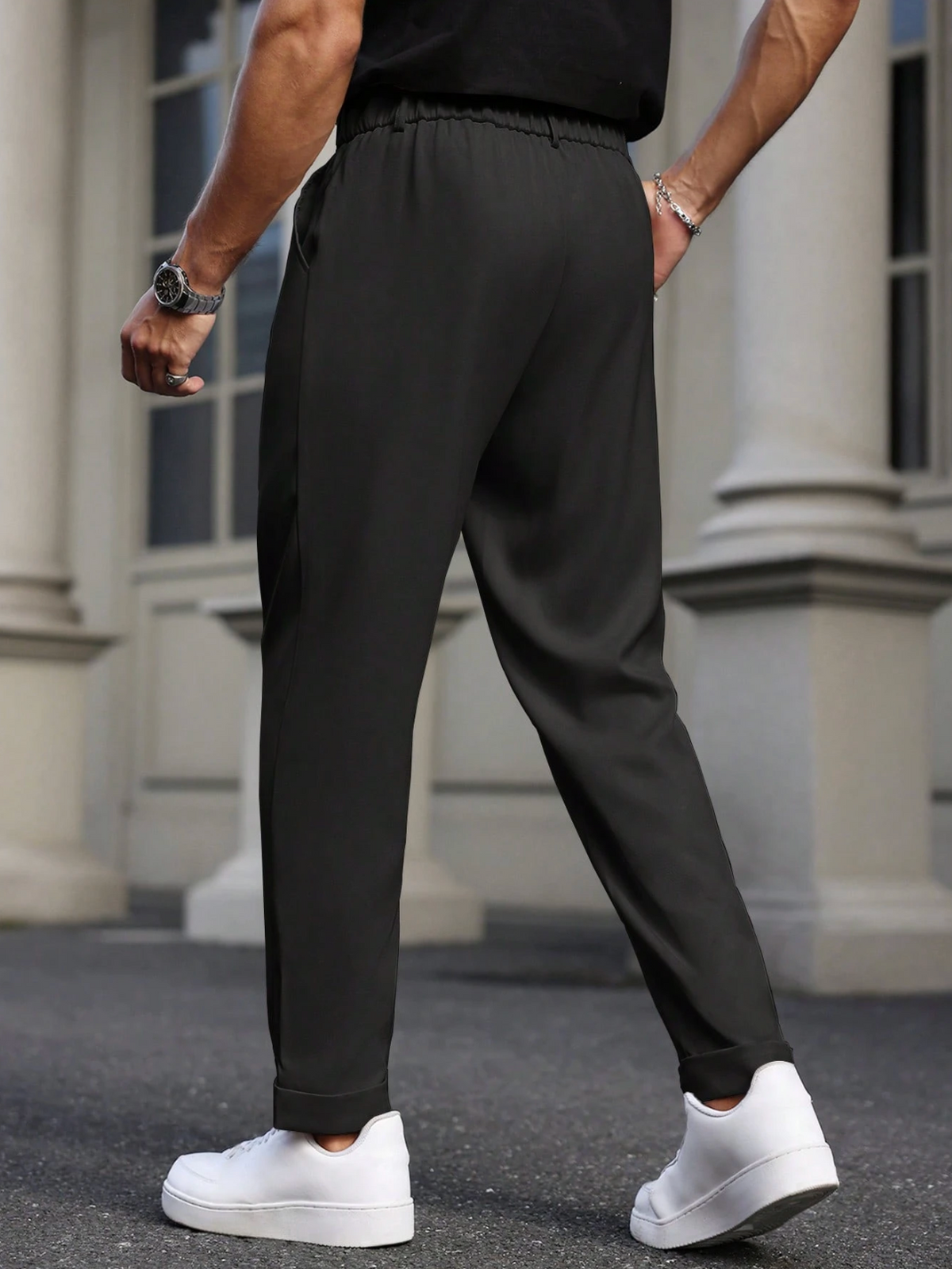 Milano Pleated Loose-Fit Trousers