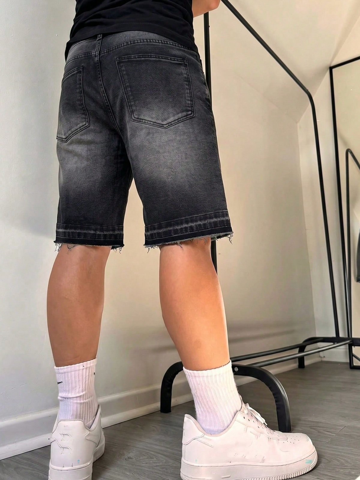 Rebel Denim Bermuda Shorts
