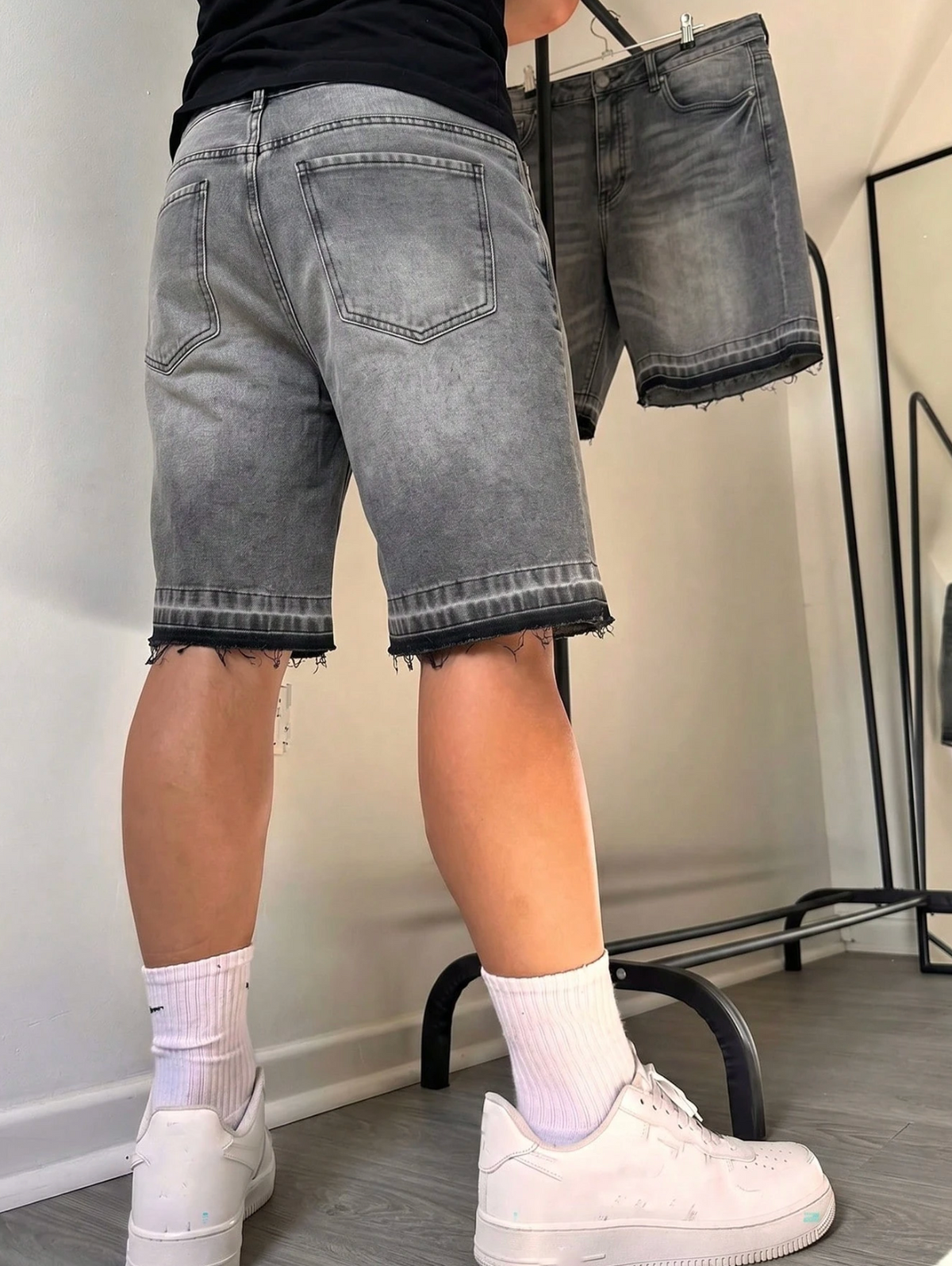 Rebel Denim Bermuda Shorts
