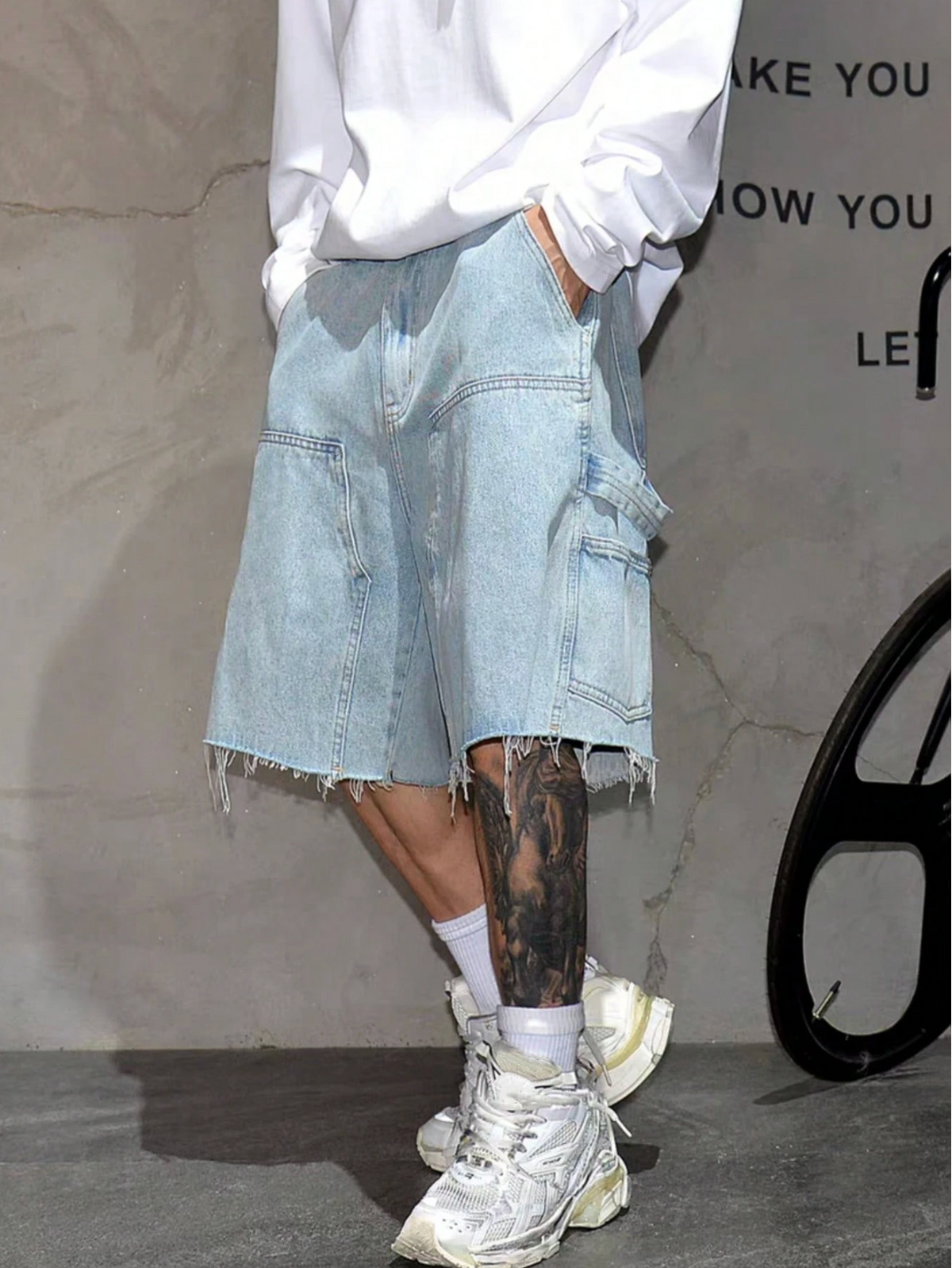 Hudson Loose-Fit Denim Shorts