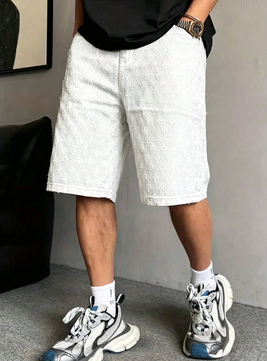 Monaco Textured Bermuda Shorts