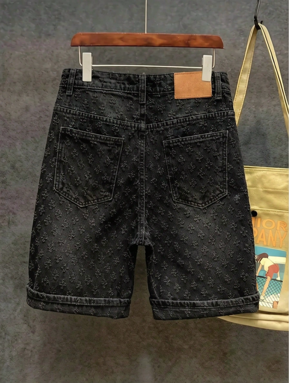 Monaco Textured Bermuda Shorts