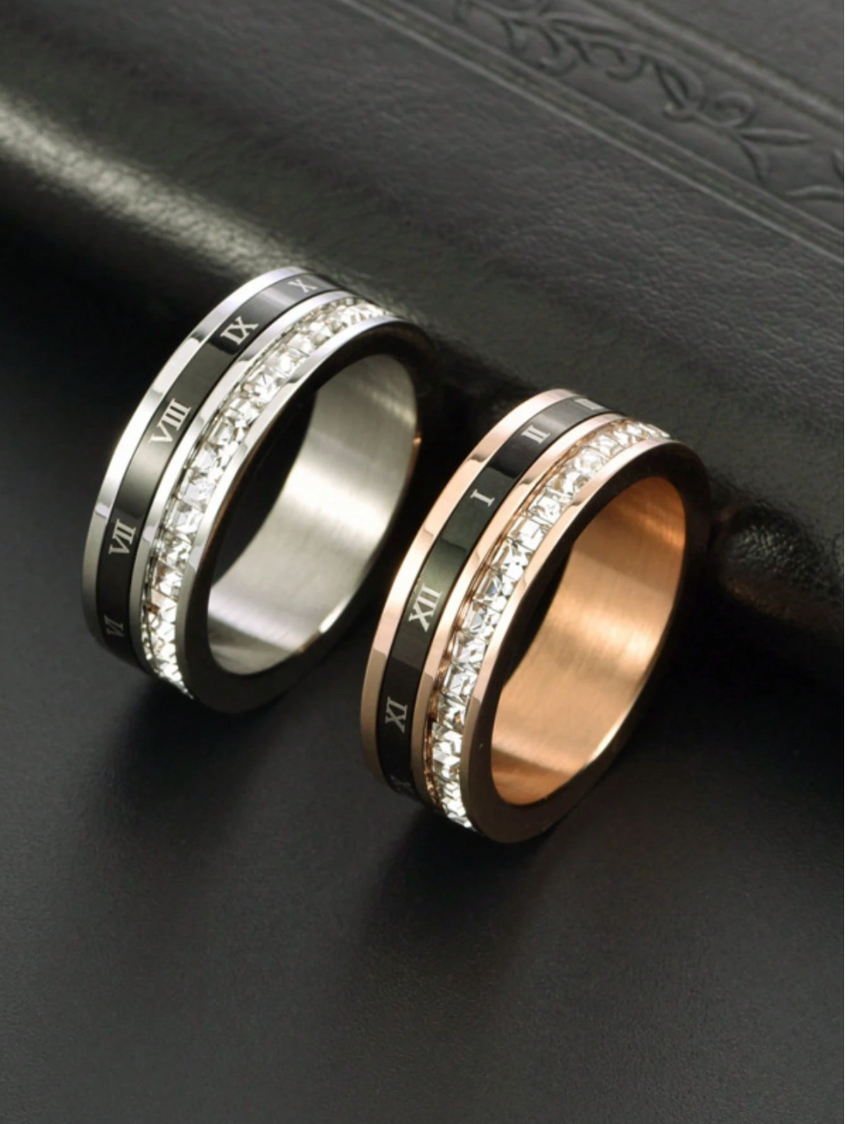 Imperial Sparkle Roman Numeral Ring