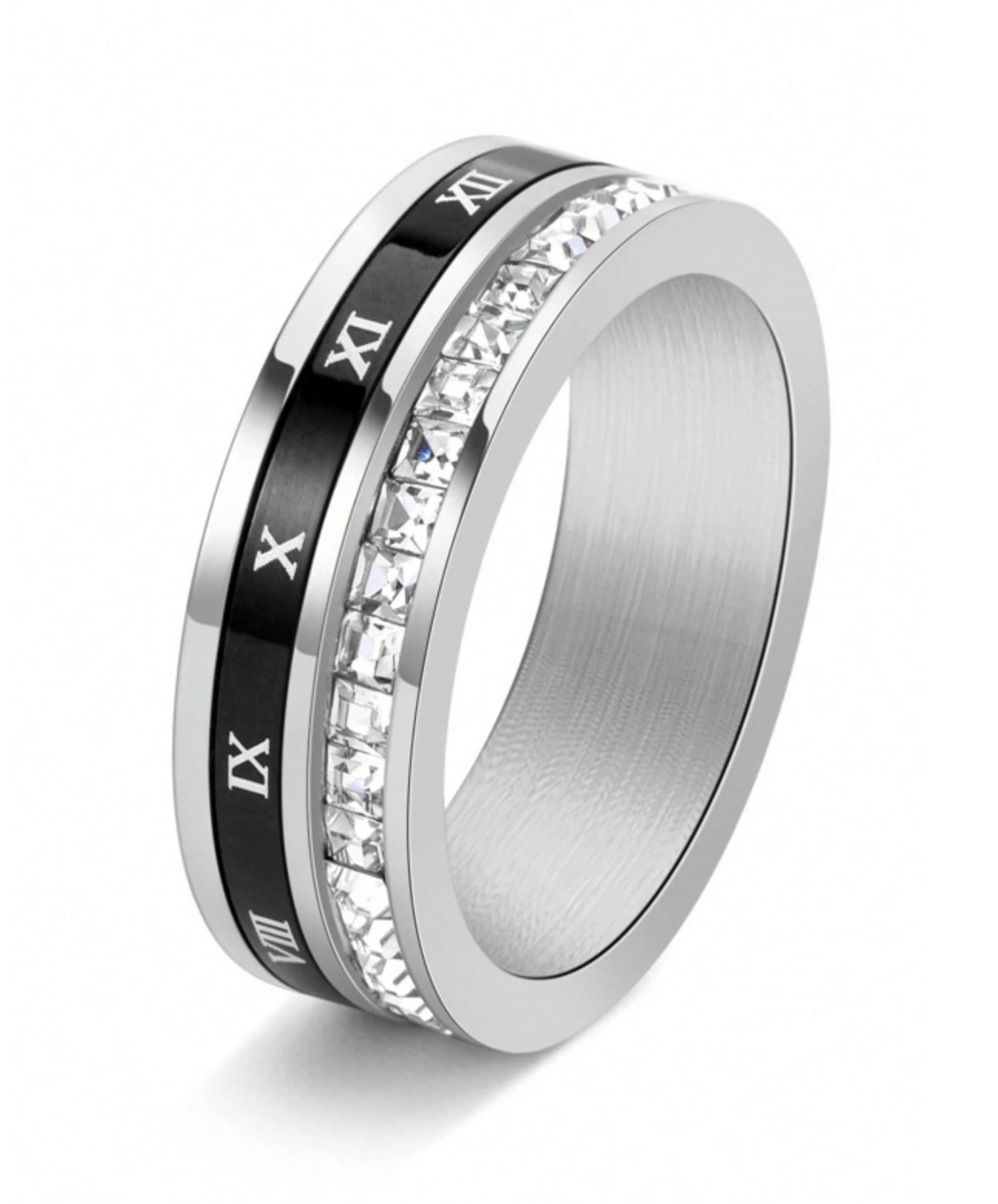 Imperial Sparkle Roman Numeral Ring