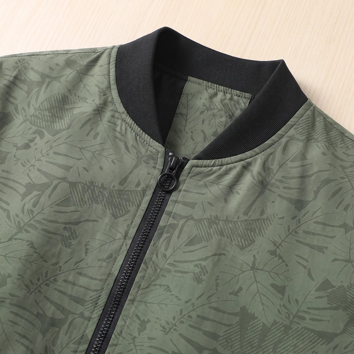 Norbury Tonal-Print Bomber Jacket