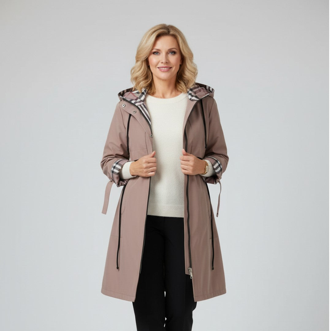 Annabel Hooded Zip Coat