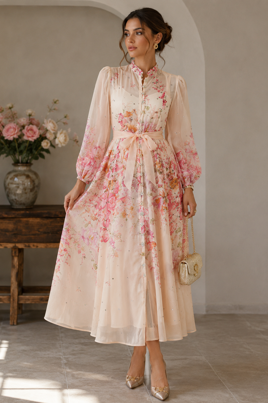 Romance Floral Maxi Dress