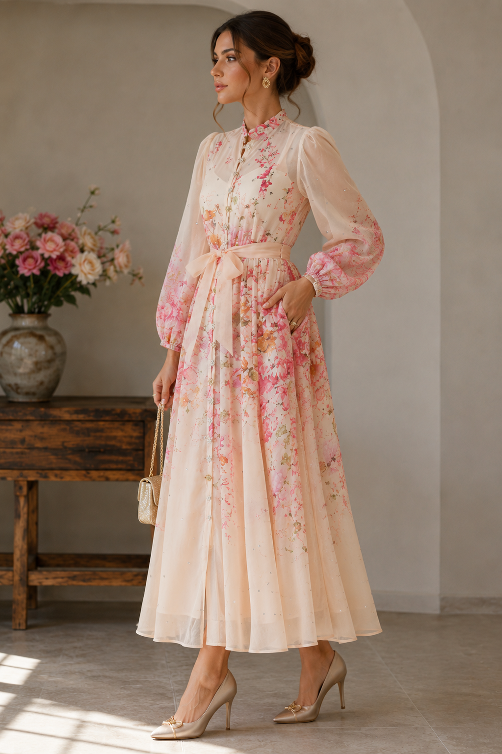 Romance Floral Maxi Dress