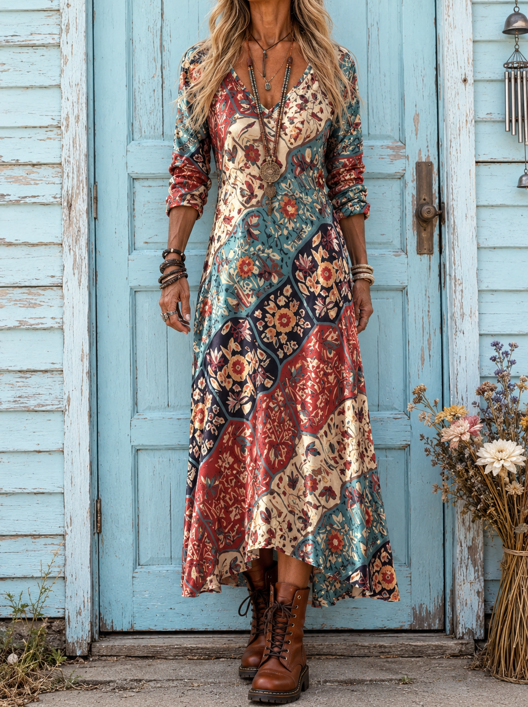 Marielle Printed Maxi Dress