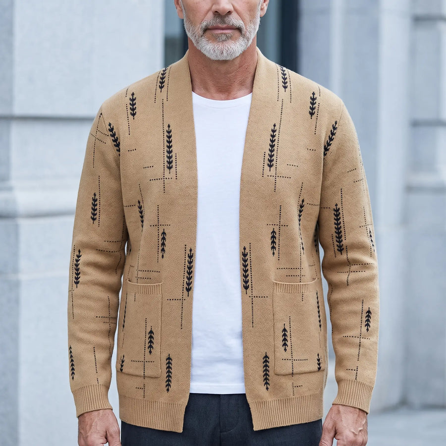 Winslow Patterned Open Cardigan