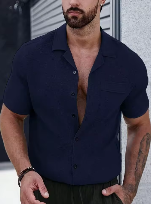 Riviera Pleated Shirt