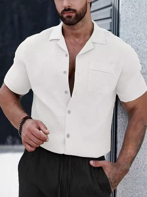 Riviera Pleated Shirt