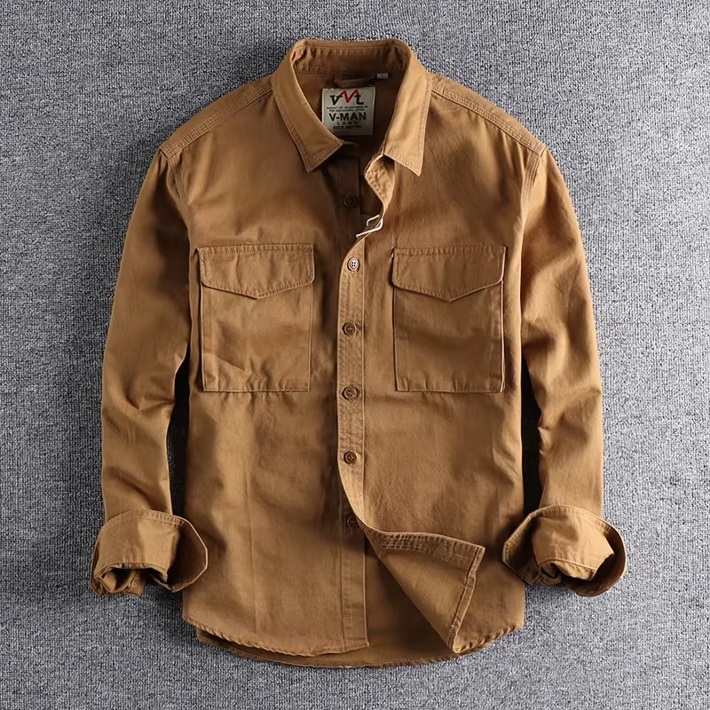 Marlton Cotton Twill Utility Shirt