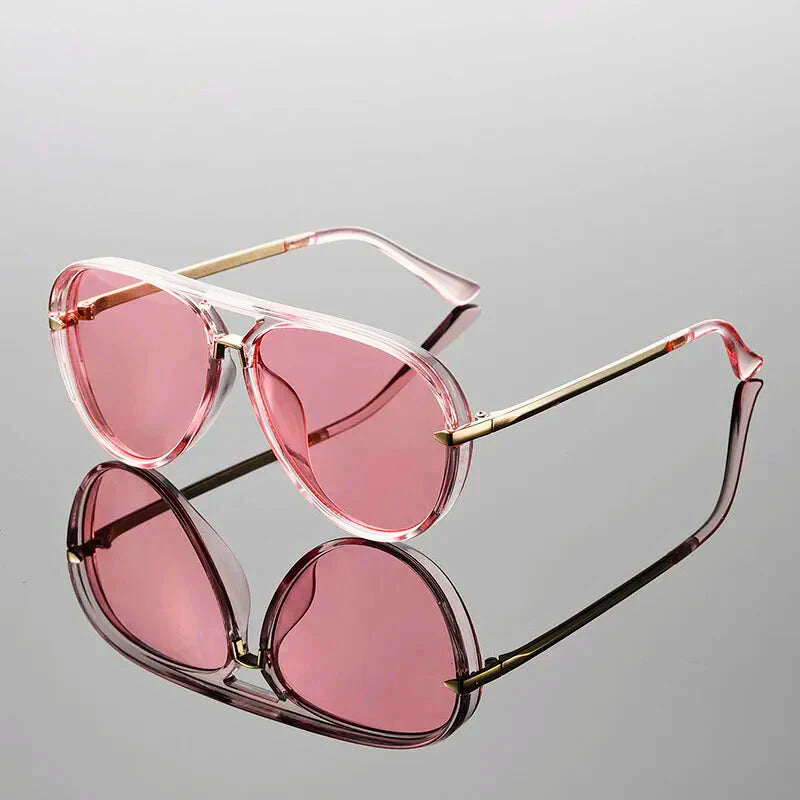 Elite Double-Bridge Aviator Sunglasses