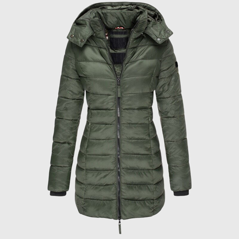 Coraline Longline Hooded Puffer Jacket