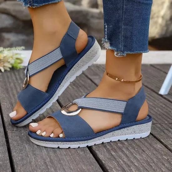 Alma Comfort Cross-Strap Sandals