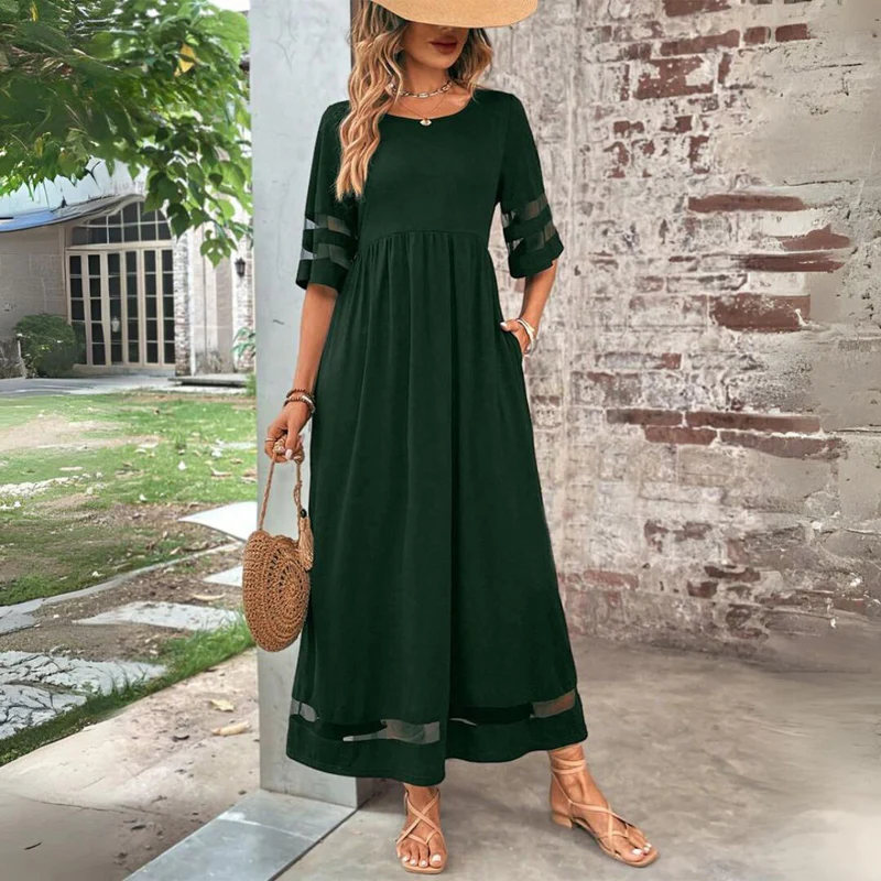 Serene Aura Midi Dress