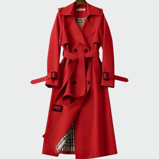 Edith Belted Longline Trench Coat