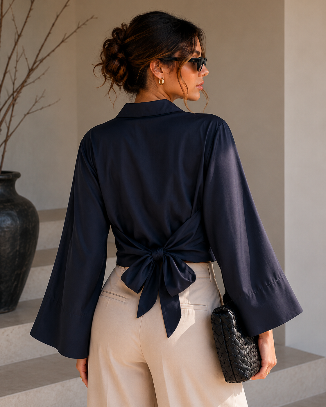 Sofía Chic Wrap Blouse